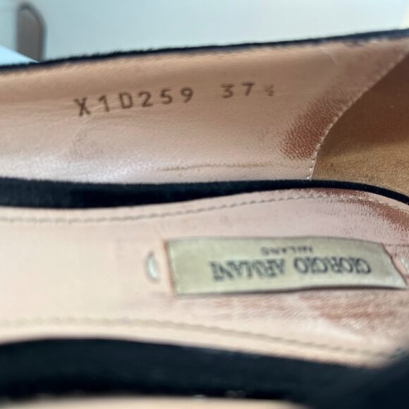 Giorgio Armani Velvet and satin flats - Picture 5 of 5